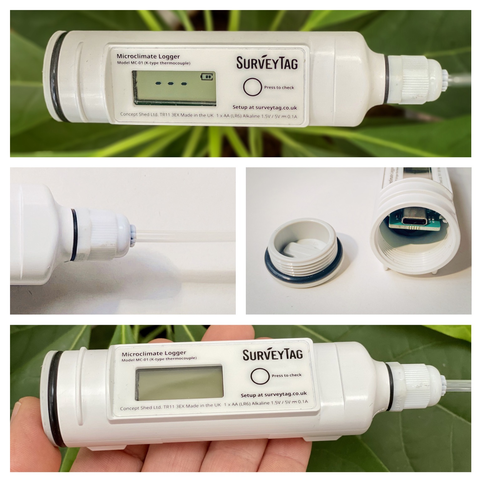 SurveyTag microclimate logger